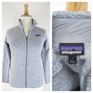 Patagonia Gray Better Sweater Zip Fleece Jacket L